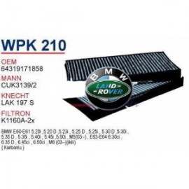 WUNDER POLEN FİLTRESİ(ÇİFTLİ)  BMW E60 - WPK210 (OrJ: 64319171858)